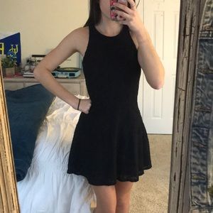 Navy blue lace dress